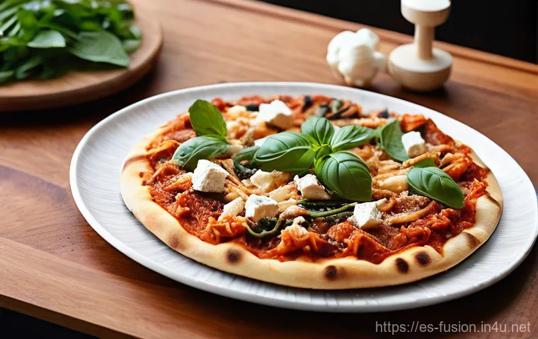 퓨전 패스트푸드 DIY 재료 추천 - **A dynamic, overhead shot in a brightly lit home kitchen where a person (wearing a stylish but mode...