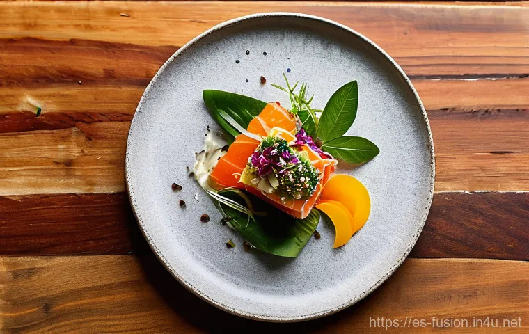 퓨전 패스트푸드의 성장 전략 - **Modern Fusion Cafe Interior with Happy Diners:** A brightly lit, stylish interior of a contemporar...