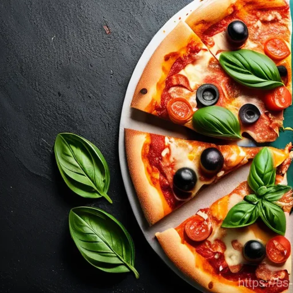 퓨전 피자의 대체밀 활용 - Here are three detailed image generation prompts in English, keeping in mind the safety guidelines a...