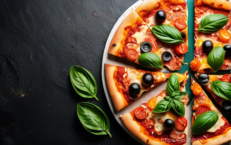 퓨전 피자의 대체밀 활용 - Here are three detailed image generation prompts in English, keeping in mind the safety guidelines a...