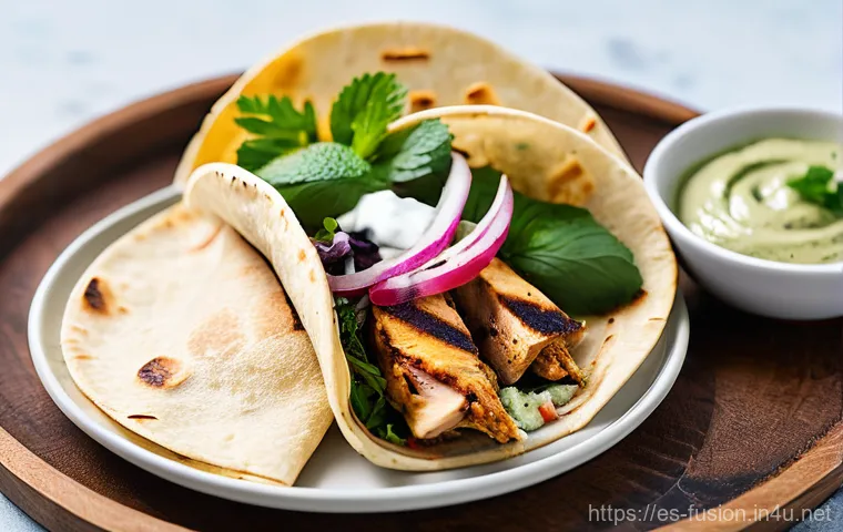 퓨전 타코 브랜드의 성장 - Vibrant Mex-Korean Street Taco Scene**
A bustling, colorful street food market at twilight. In the f... 퓨전 타코 브랜드의 성장 - Vibrant Mex-Korean Street Taco Scene**
A bustling, colorful street food market at twilight. In the f...