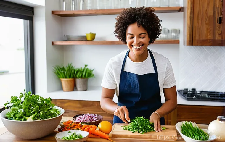 퓨전 패스트푸드의 비건 밀키트 - **Prompt:** A close-up, high-angle shot of a vibrant, perfectly plated vegan fusion dish, such as "S... 퓨전 패스트푸드의 비건 밀키트 - **Prompt:** A close-up, high-angle shot of a vibrant, perfectly plated vegan fusion dish, such as "S...