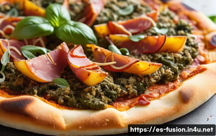 퓨전 피자의 대체 육류 사용 관련 이미지 1